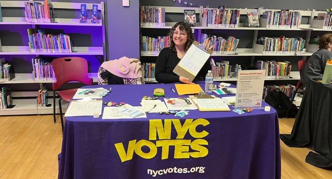 It’s always a Voter Registration Day at NYC Votes!